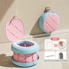 NAJMECHOY PVC Portable Potty, Children's Foldable Toilet, Baby Travel Urinal