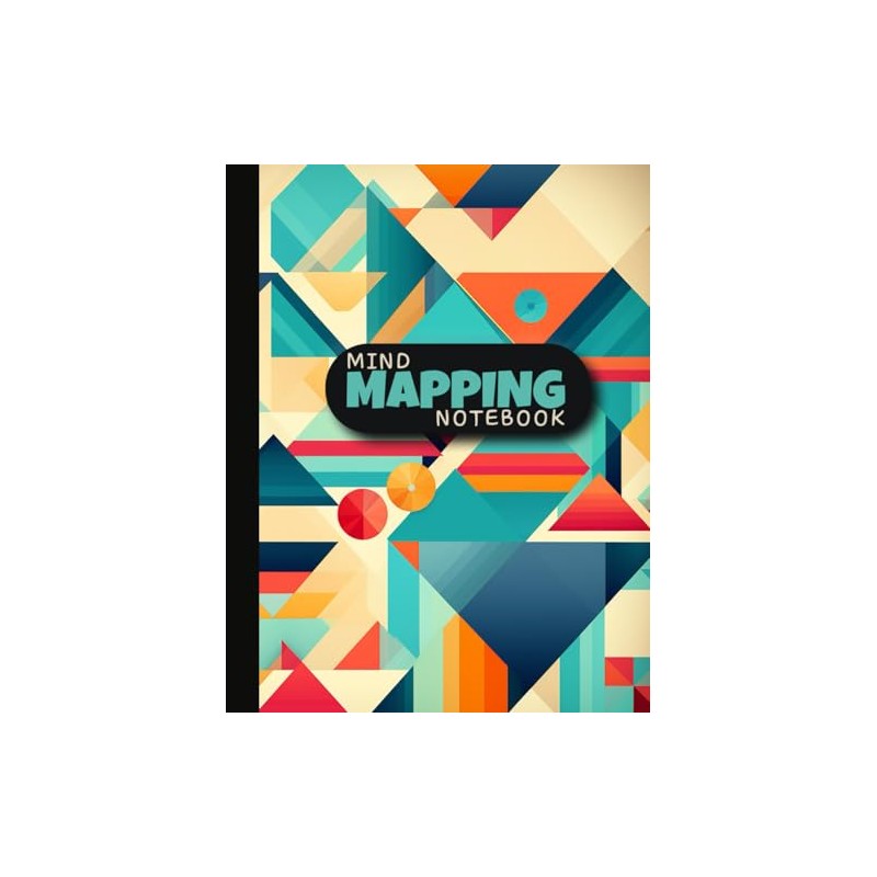Mind Mapping Notebook: Blank Mind Map Templates for Taking Notes,