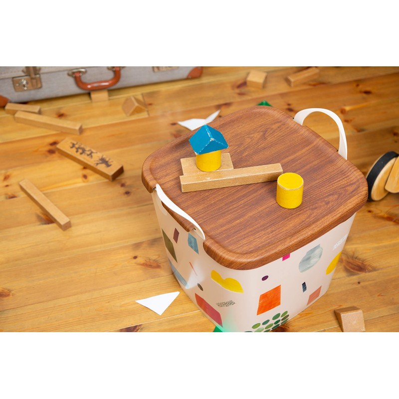 Stacksto 4580377251084 Basket Cherry Wood Style M onbaquet by mooq