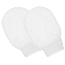 TOVINANNA 2pcs Imitated Exfoliating Bath Mitts for Smooth Skin Scrubber Gloves Reusable Body Scrubbing Mittens for and Oil Removal for Daily Use