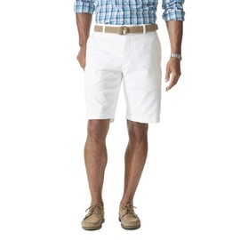 Dockers Men's Perfect Classic Fit Shorts (Regular and Big & Tall), White Cap, 34