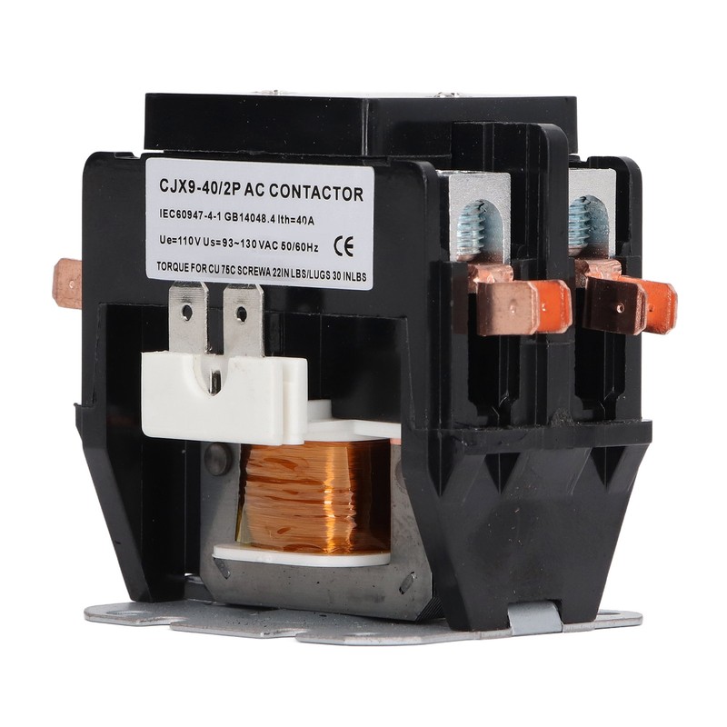 Air Conditioner AC Contactor 40A 2P Replacement with Silver Alloy