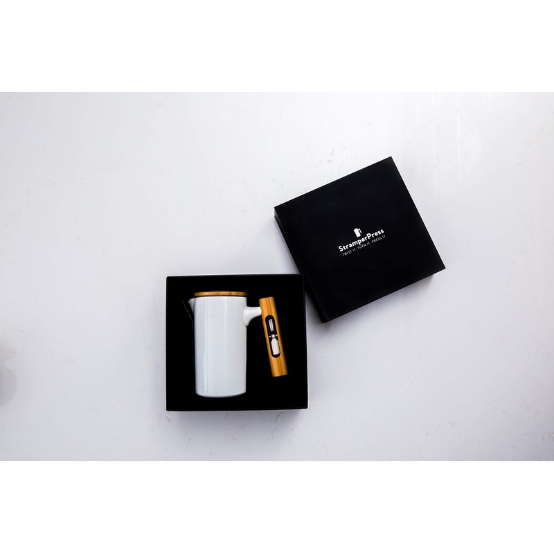 StramperPress| French Press coffee maker | HourGlass Timer| Coffee Press|