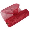 HUIHUANG Red Deco Mesh Decorative Mesh Ribbon 10 inch Rolls,