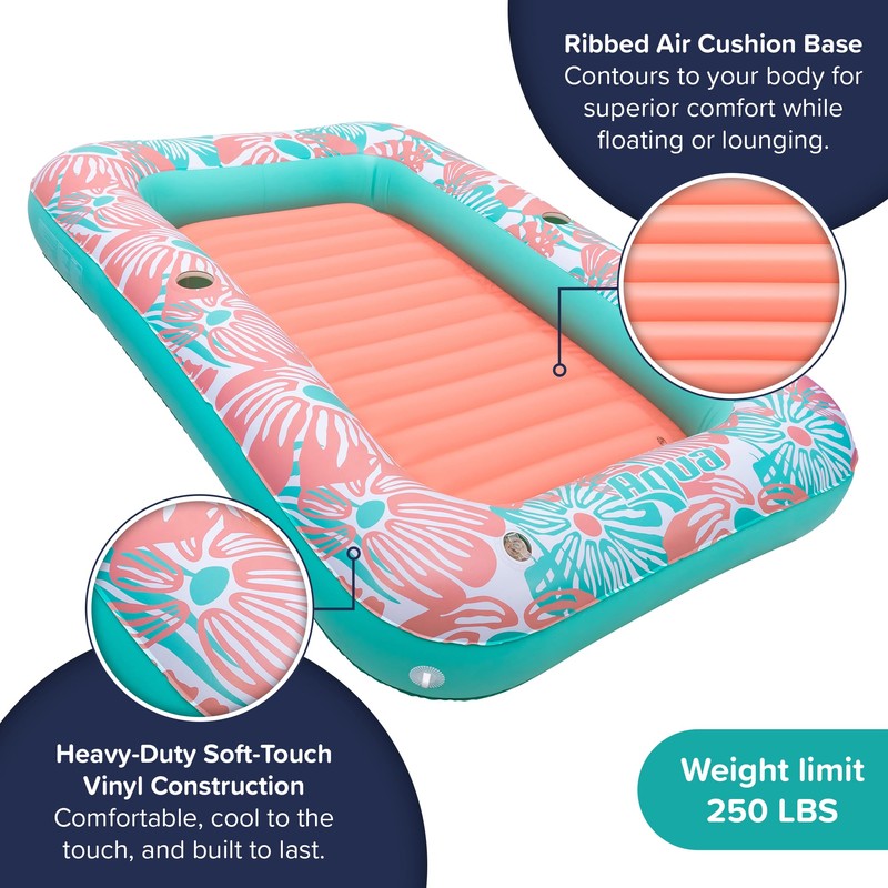 Aqua Inflatable Tanning Pool Lounger – Large (71 x 48