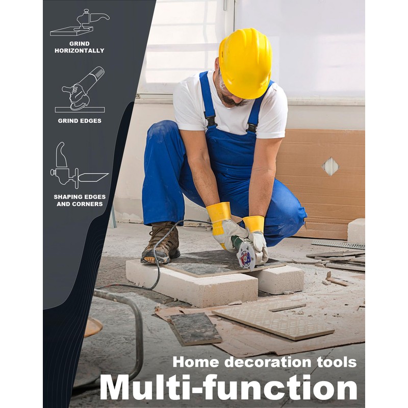 ZERICHIVE 4" Grinding Tile Blade Diamond Granite Cutting Blade for