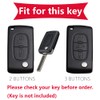 KUNIO Car Key Protective Case Fits Peugeot 207 307 407