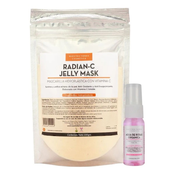 Mascarilla Hidro-plástica Iluminadora,anti Manchas Con Vit C Tipo De Piel