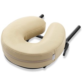 Saloniture Adjustable Massage Table Face Cradle and Pillow 3" Foam - Cream