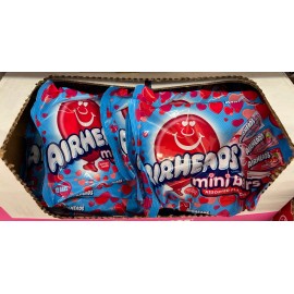 Airheads 6 Pack Airhead Mini Bars-Cherry, Strawberry and White Mystery-Valent