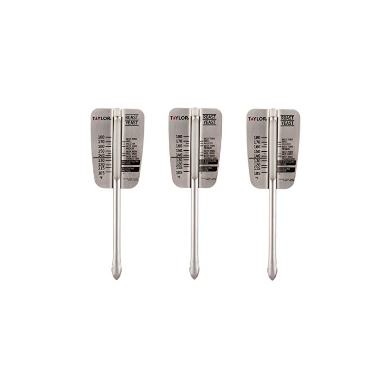 Taylor Precision Products Classic Roast/Yeast Thermometer, 3 Pack