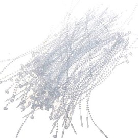 2000pcs Snap Lock Pin Adjustable Security Loop Plastic Tag Fastener (3 Inch)