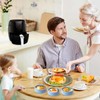 XANGNIER Silicone Air Fryer Egg Mold,3 Pcs Reusable Nonstick Egg