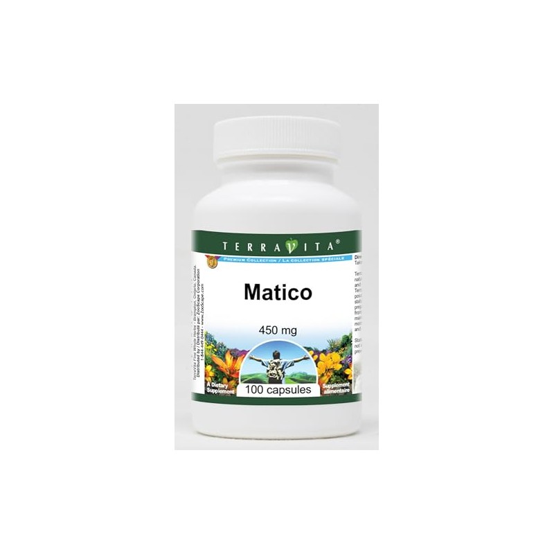Matico - 450 mg (100 Capsules, ZIN: 520807)
