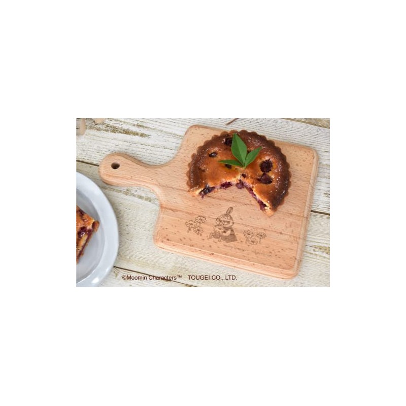 TOUGEI Rattan Cutting Board, Round S, Wood, Natural Wood, Moomin