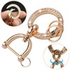 LEERLY Key Fob Cover with Anti-lost Keychain Compatible with Mazda