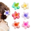 XUZOPIM Pack of 6 Flower Hair Claw Clips for Women,