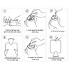 Plush Hot Water Bottle with Soft Plush Cover 2000ml Anti