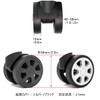 Suitcase Caster Replacement, Luggage Tire Replacement Wheel Repair Carry Bag