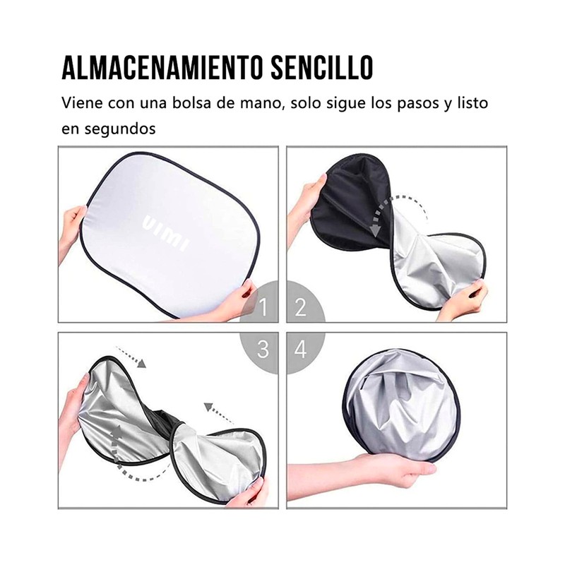 Vimi Set De Parasoles De Ventanillas para Automóvil 6 Piezas