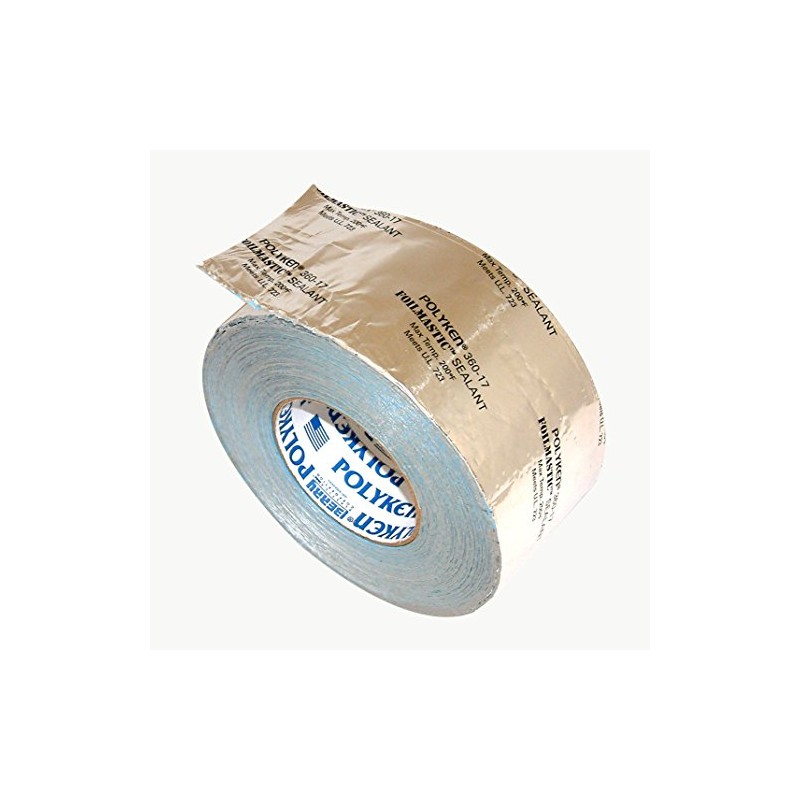 Nashua 360-17/SI3100 Polyken 360-17 Heavy Duty Foil/Butyl Rubber Tape, 17
