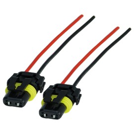 L & P Car Design 2x HB3 HB4 Lamps Plug Socket Lamp Socket Lamp Socket Lamp Socket Lamp Plug P20d P22d 9005 9006 with Cable for Lamps Bulbs Bulbs