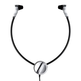 Grundig Business Systems Digta Swingphone 568 Jack (PCC5682), Kopfhörer mit Unterkinnbügel und Klinkenstecker, schwarz / silber