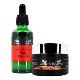 Kit Loción Crecimiento De Barba Y Cera Para Barba