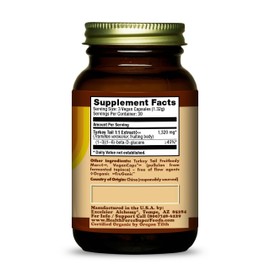 HEALTHFORCE SUPERFOODS Turkey Tail - Capsules - 90 Vegan Capsules