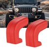 CZC AUTO Front Tow Hooks Covers Fit for 2007-2025+Jeep Wrangler