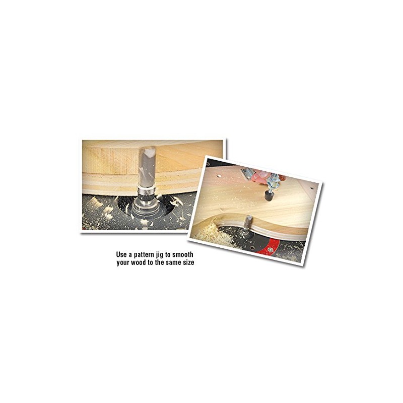 Amana Tool 45366 Carbide Tipped Flush Trim Plunge Template 3/4
