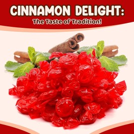Cinnamon Discs Hard Candy | (3 Pounds, Cinnamon Flavored) | Fresh Delicious Cinnamon Discs Hard Candy | Bulk 3 Pounds Individually Wrapped Red Cinnamon Candy Disks