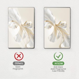 AYSOW Pack of 2 Paper Feel Screen Protectors for Honor Pad 9 12.1 Inch 2023, Matte PET Paper Film for Drawing, Writing, Anti-Glare, Anti-Fingerprint for Honor Pad 9 12.1 Inch 2023