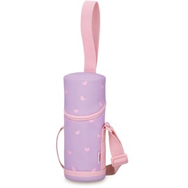 Thermos APG-352 PL-HT My Bottle Pouch with Strap, for 11.8 - 13.5 fl oz (350 - 400 ml) Bottles, Purple Hearts