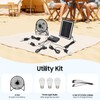 Portable Solar Panel Power Storage Generator Home Garden LED Light