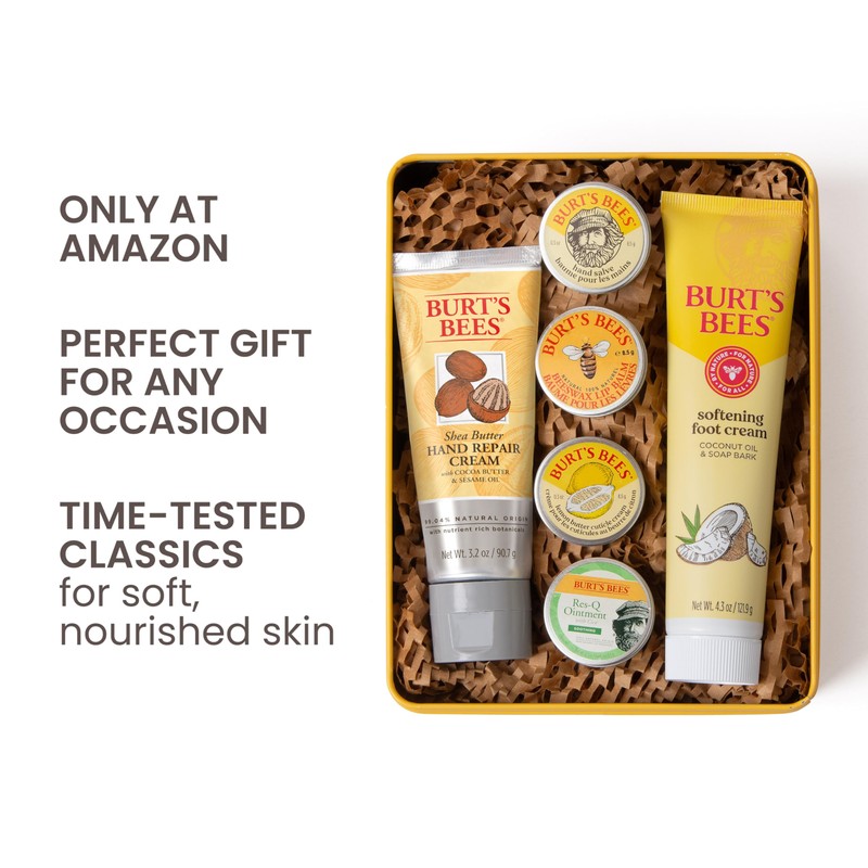 Burt's Bees Gifts Ideas - Classics Set, 6 Products in