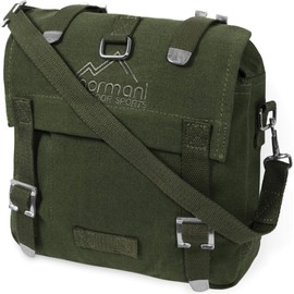 normani Motorcycle Bike Saddle Bag Made of Durable Canvas for Tools or Luggage Colour Olive