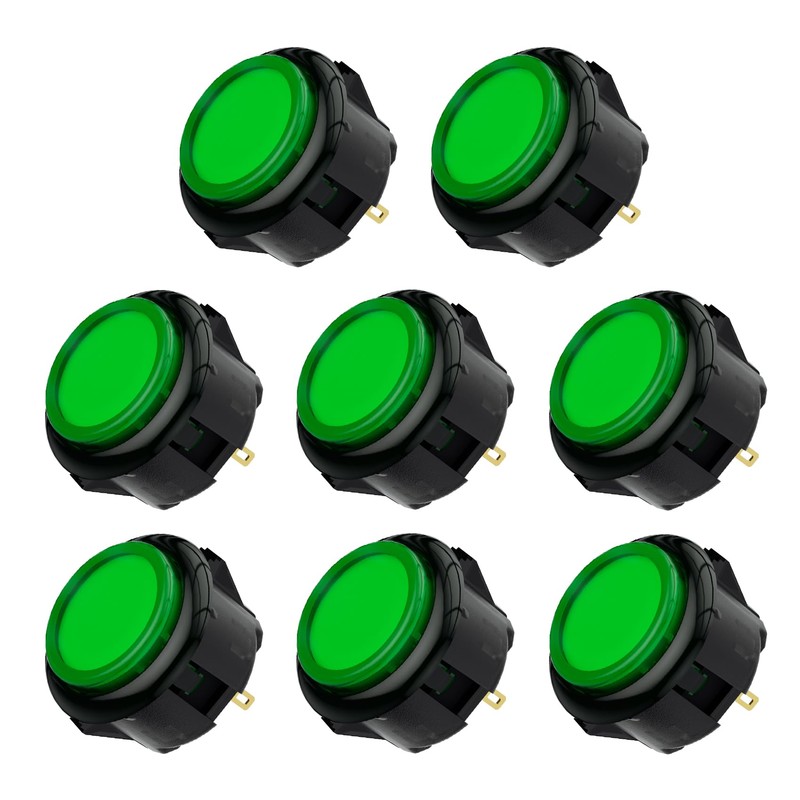 qanba Gravity KS Mechanical Shafts Silent Pushbutton 30mm Snap-in (Boxed