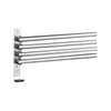 Swivel Out Towel Racks with Hooks 4-Bars Foldable Arms Bath