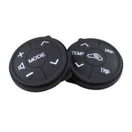 Funriche Prius 30 Late Steering Switch Left and Right Set Button Replacement Rubber Compatible Toyota ZVW30 Aqua Prius α Handle