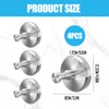 SUPRROW Pack of 4 Towel Holders, No Drilling, Suction Cup
