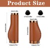 Handlebar Grips Bicycle Grips, Ergonomic Soft Rubber Bicycle Grips with