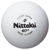 Nittaku NB-1466 Table Tennis Balls, Practice C-Top Training Balls, 10