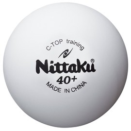 Nittaku NB-1466 Table Tennis Balls, Practice C-Top Training Balls, 10 Dozen (Pack of 120)