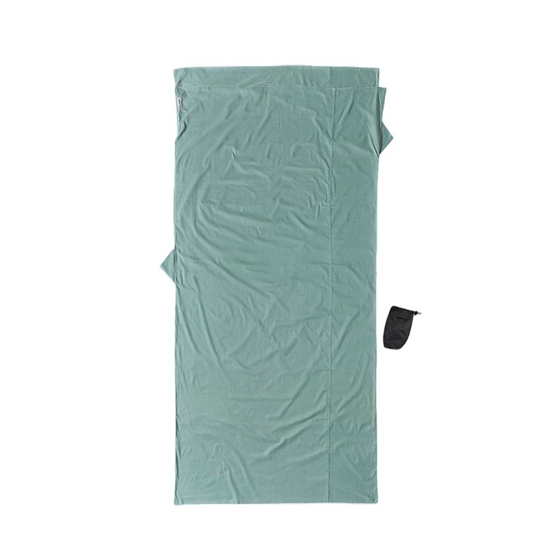 Cocoon Travelsheet Reisedecke, Baumwolle, Kaktusblau, 238 x 117 cm