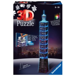 Ravensburger 3D Puzzle 11149 Taipei 101 at Night 234 Pieces
