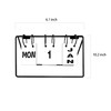Foldable & Reusable Metal Flip Calendar - Large Display Daily