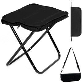 CHENGMAY Folding Chair, Portable, Camping Chair, Low Chair, Compact, Lightweight, Folding Chair, Integrated Storage Bag, Portable, Hiking, Fishing (1, Integrated + Portable)