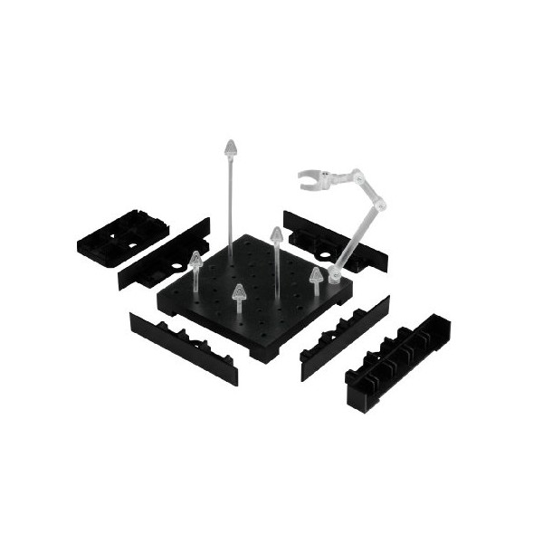 di:stage: Basic Set BLACK Display Base for figma & Nendoroid Action Figures