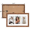 KSROECUD 8x14 Collage frame with 3 Openings 4X6 Pictures, Multiple
